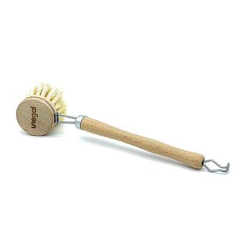 BROSSE À VAISSELLE avec tête interchangeable | moyennement dur | Poils : fibre naturelle 1