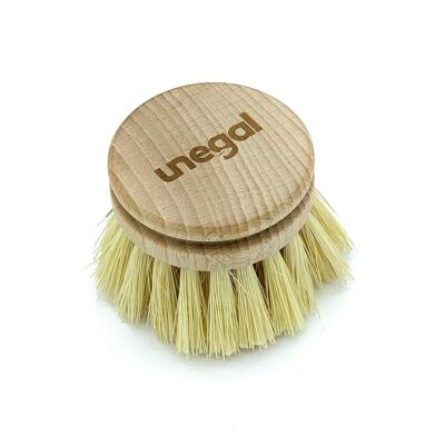 REPLACEMENT HEAD for dish brush | medium hard | Bristles: natural fiber