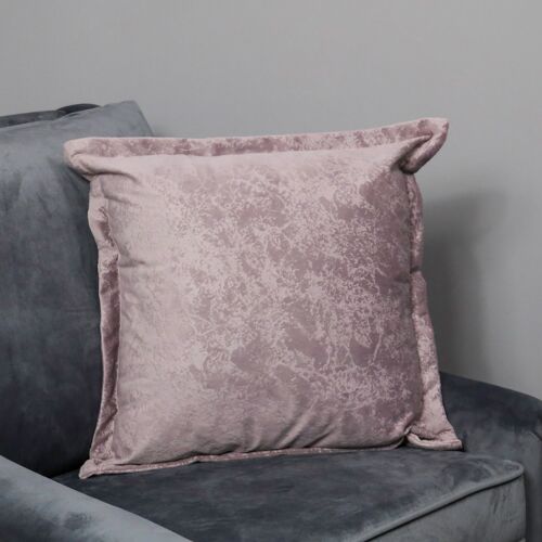Pink Crushed Velvet Cushion Cover