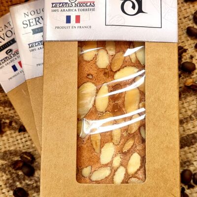 Nougat artisanal au Café  ( Les Café Nicolas) Tab 100gr