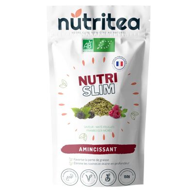 NutriSlim-Té adelgazante de estómago plano orgánico con mate