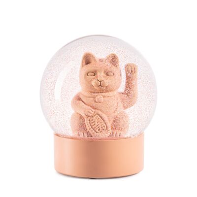 Maneki Neko Summerglobe Waving Cat Pink