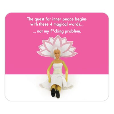 Funny Mousemat / Mousepad - Inner Peace