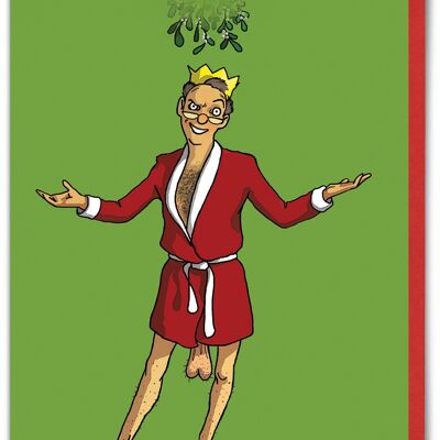 Funny Christmas Card - Jolly Jingle Balls