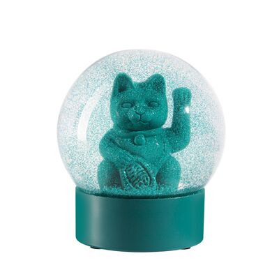 Maneki Neko Summerglobe Waving Cat Verde