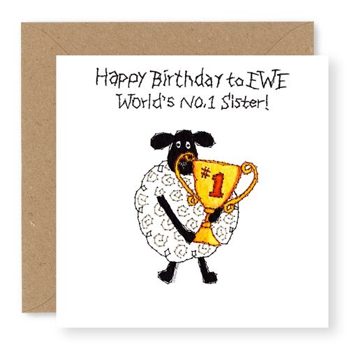 EWE Birthday No.1 Cup Sister