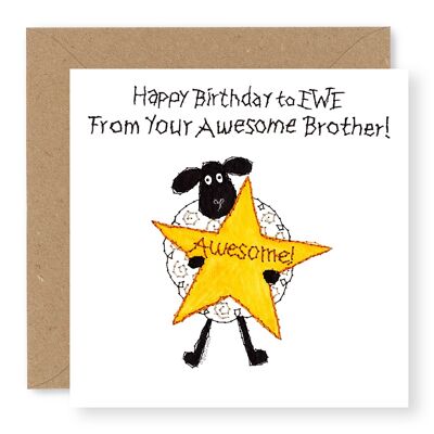 EWE Birthday Awesome Brother