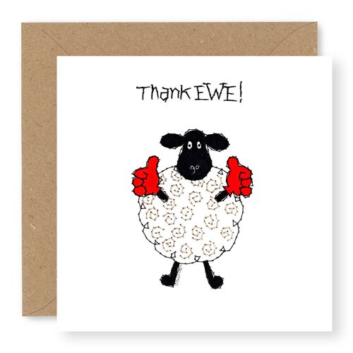 EWE Thumbs Up Thank Ewe