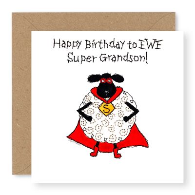 EWE Birthday Super Grandson