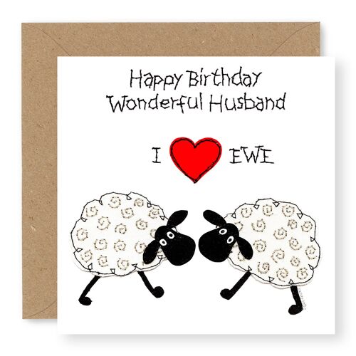 EWE Birthday 2 Sheep Husband