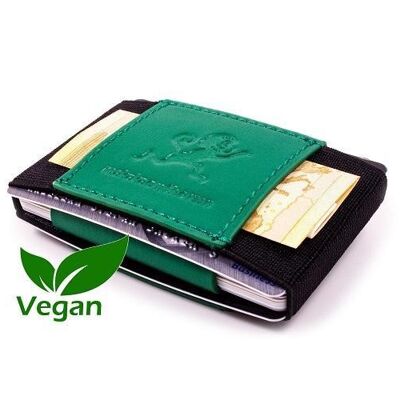 MakakaOnTheRun® "Triple Slim Wallet" | 3 card slots | With and without coin compartment - Without coin compartment - VEGAN green