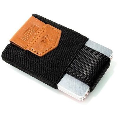 Slim Wallet "Pull-Tab" - Schwarz