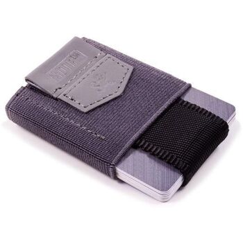 Portefeuille Slim "Pull-Tab" - Gris 1