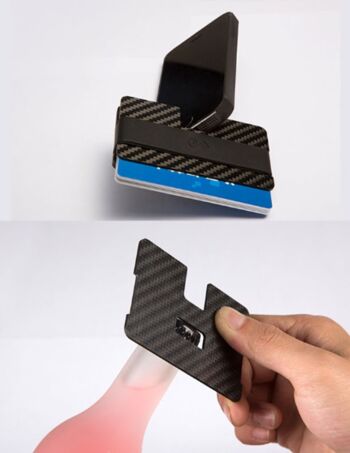 Carbon Slim Wallet - Blocage RFID | Très mince 8