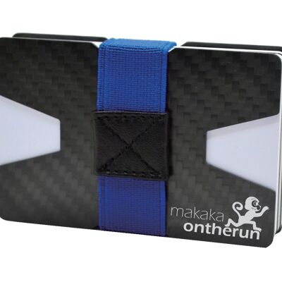 Carbon Slim Wallet - Ouverture latérale | coins arrondis | très mince