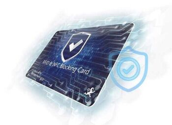 Carte de blocage RFID NFC | Homologué DEKRA - noir - 1 paquet 10