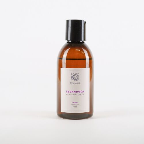 Organic Lavender Almond Oil powered by Vitamin E 200ml