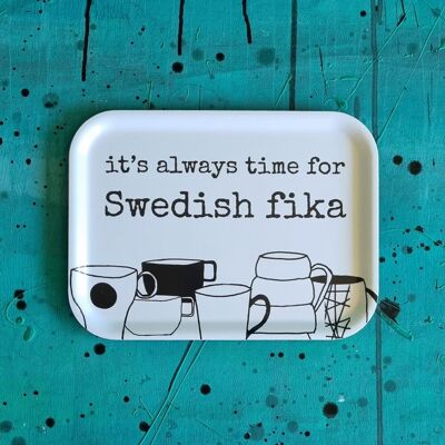tray SWEDISH FIKA 20x27 cm