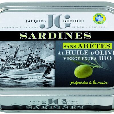 Sardinen ohne Knochen in Bio-Olivenöl