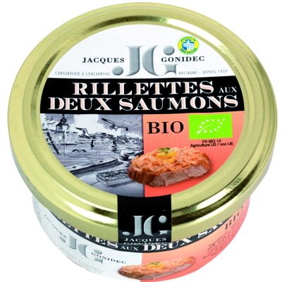 Rillettes con dos salmones ecológicos