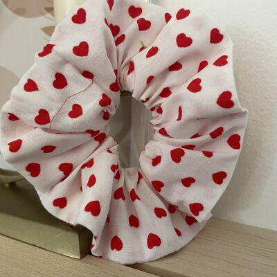 Scrunchie de corazón