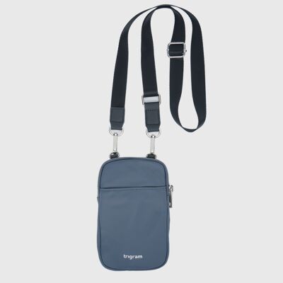 Double-Phone Bag - Bleu Lac