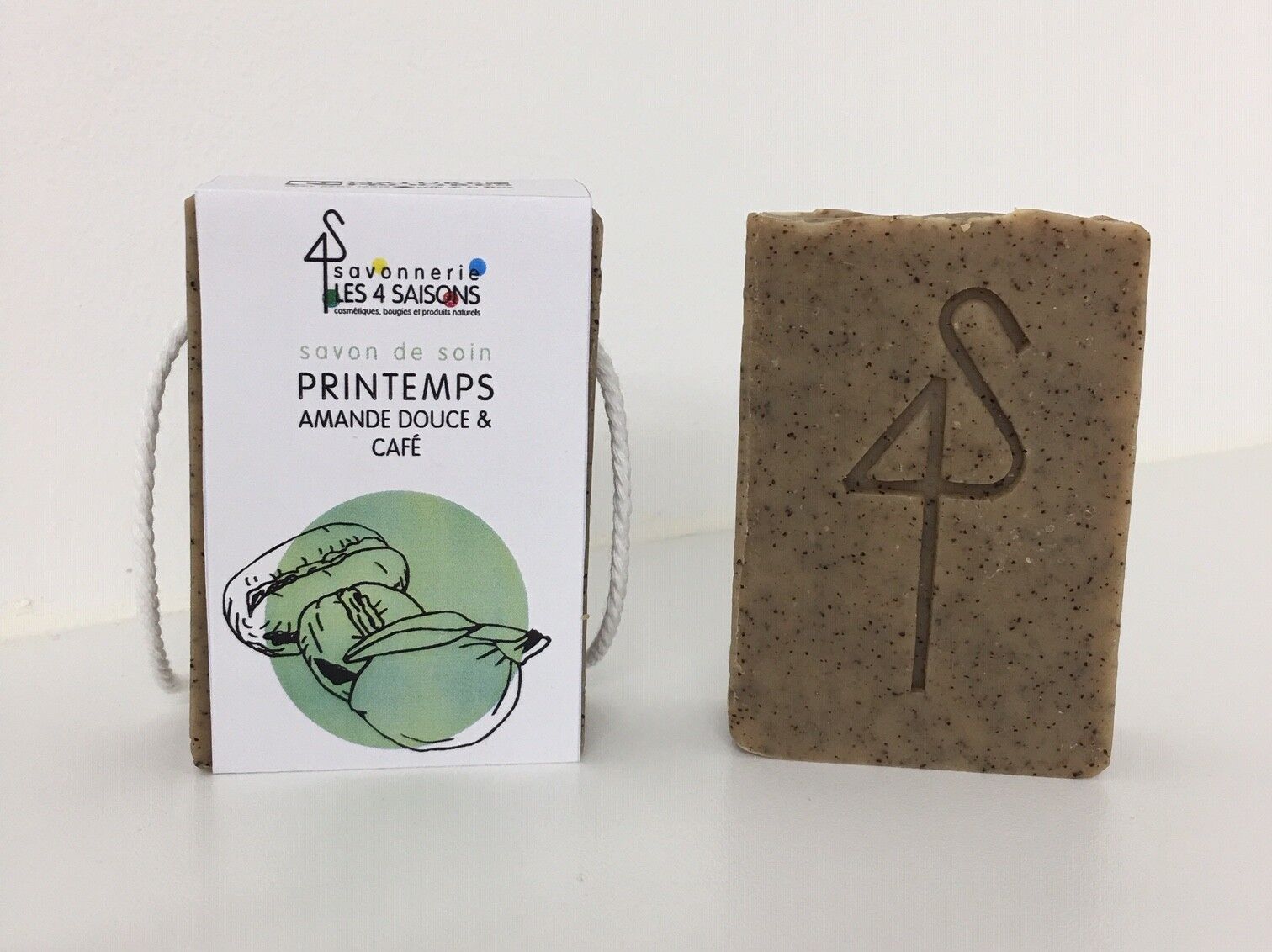 Seife - Frühling - Süßmandel & Kaffee Seife - Frühling - Süßmandel & Kaffee 100g