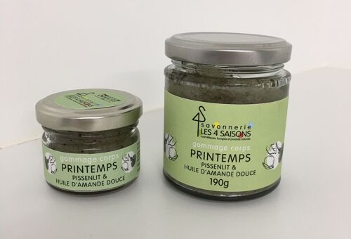 Gommage Corps - Printemps - Pissenlit & Huile d'Amande Douce BODY SCRUB - SPRING - DANDELION & SWEET ALMOND OIL 100g