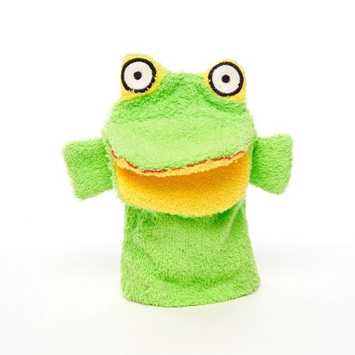 WASH MITT - FROG - 100% COTTON - 18330