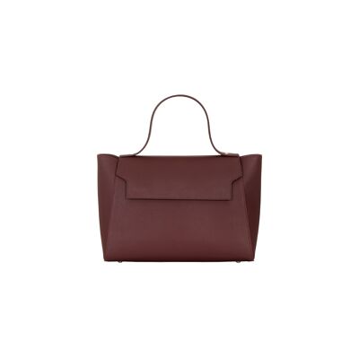 Cara top handled tote Burgundy