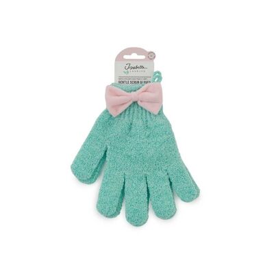 PROMOTION ! 2 MINT GREEN EXFOLIATING GLOVES - 42257