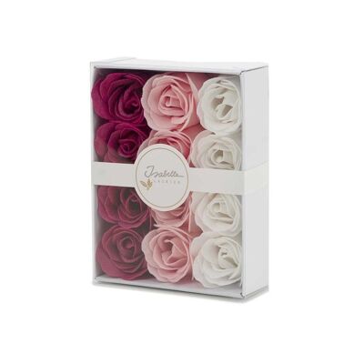 12 BATH ROSES IN A BOX - 47064