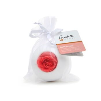 SPARKLING BATH BALL IN ORGANZA BAG - 17091