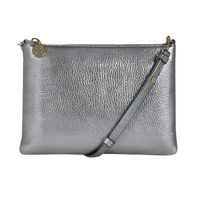Willow Cross-Body/Clutch Bag Pewter