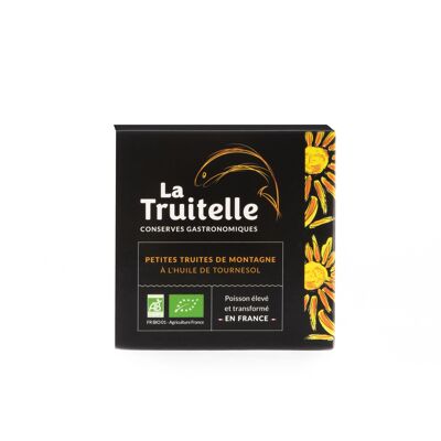 Petites truites de montagne à l’huile de tournesol