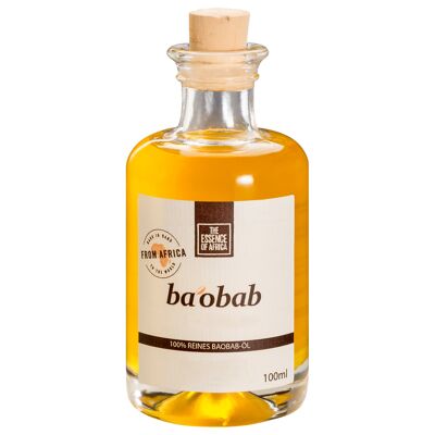 Aceite cosmético orgánico de baobab, 100 ml (3.4 fl oz)