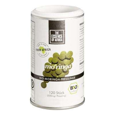 Comprimés de poudre de feuilles de Moringa bio, 120 pièces