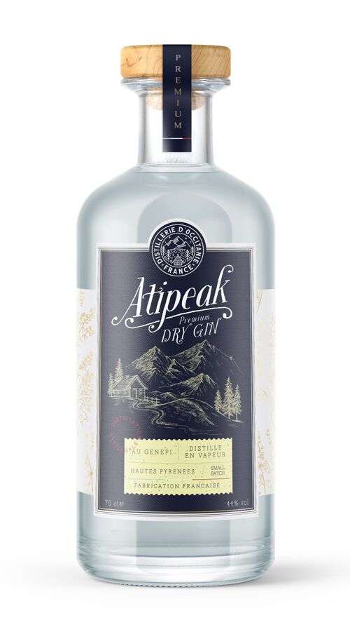 Bouteille de gin - Atipeak