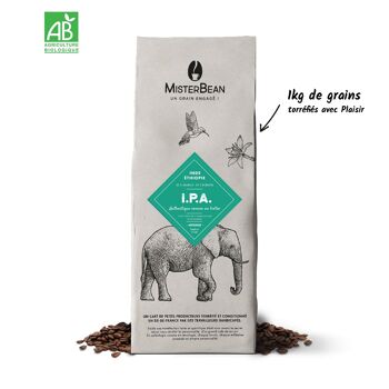 IPA - Café en grain bio corsé - 1kg 1