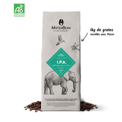 IPA - Full-bodied organic coffee beans - 1kg