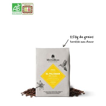 EL PALOMAR - Café en grain bio et équitable chocolaté - 250gr 1