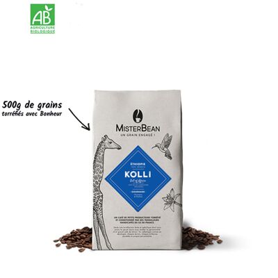 KOLLI - Pralina biologica e caffè in grani fruttato - 500gr