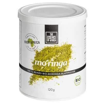 Bio-Moringa-Blattpulver, 120 g (4,2 oz)