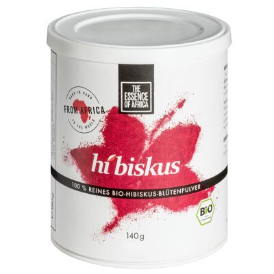 Organic Hibiscus flower powder, 140g (4.9 oz)