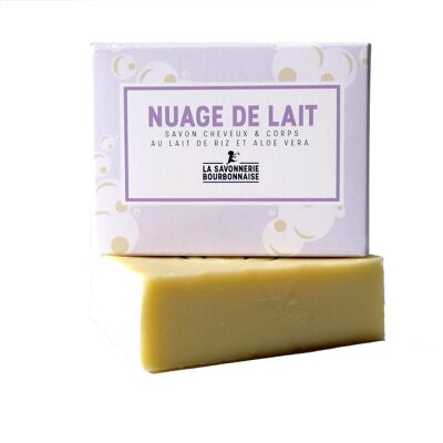 Nuage de Lait - face and body soap with rice milk and aloe vera