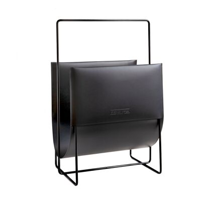 ESPOO-magazine holder black