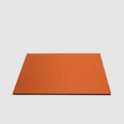 Vade with folder in orange 51 x 35 cm