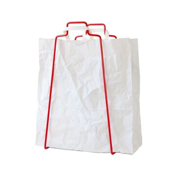HELSINKI porte-sac en papier rouge 5