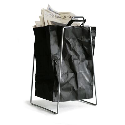 Soporte para bolsas de papel HELSINKI plateado