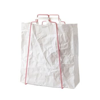 HELSINKI porte-sac en papier rose clair 3